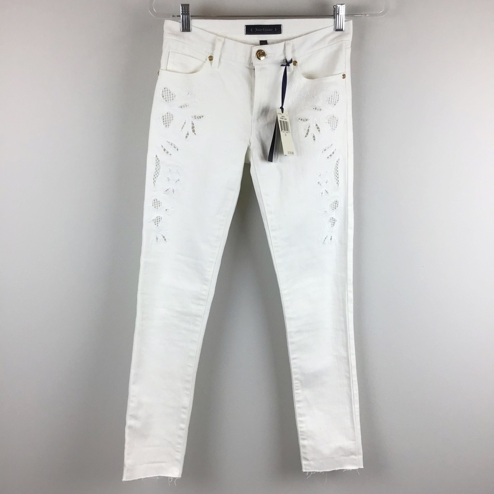 NWT Juicy Couture White Skinny Jeans | 25
